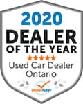 Dealerrater award 2020 used car dealer canada
