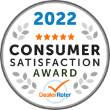 Dealerrater award 2022 consumer satisfaction